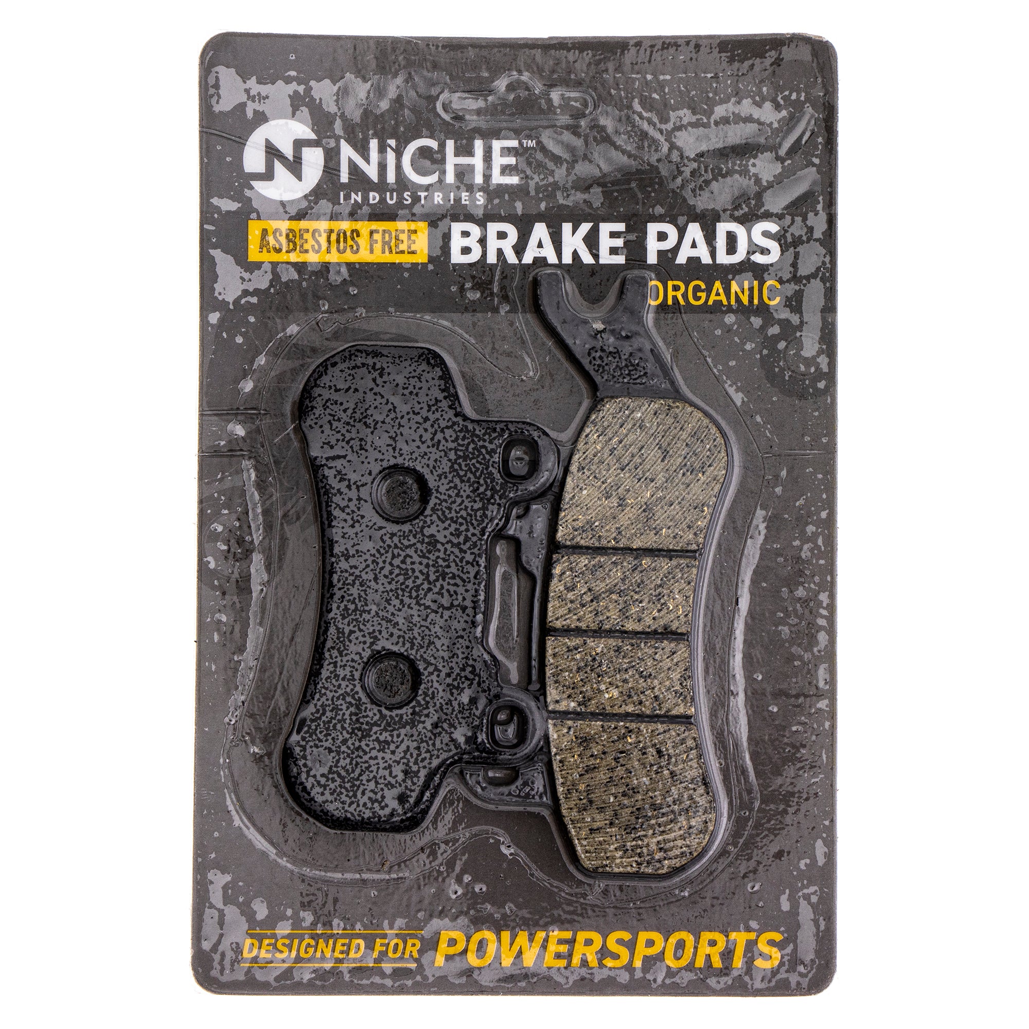 Front Left Organic Brake Pad Set for BRP Can-Am Ski-Doo Sea-Doo Traxter Maverick 715900379 NICHE 519-KPA2355D