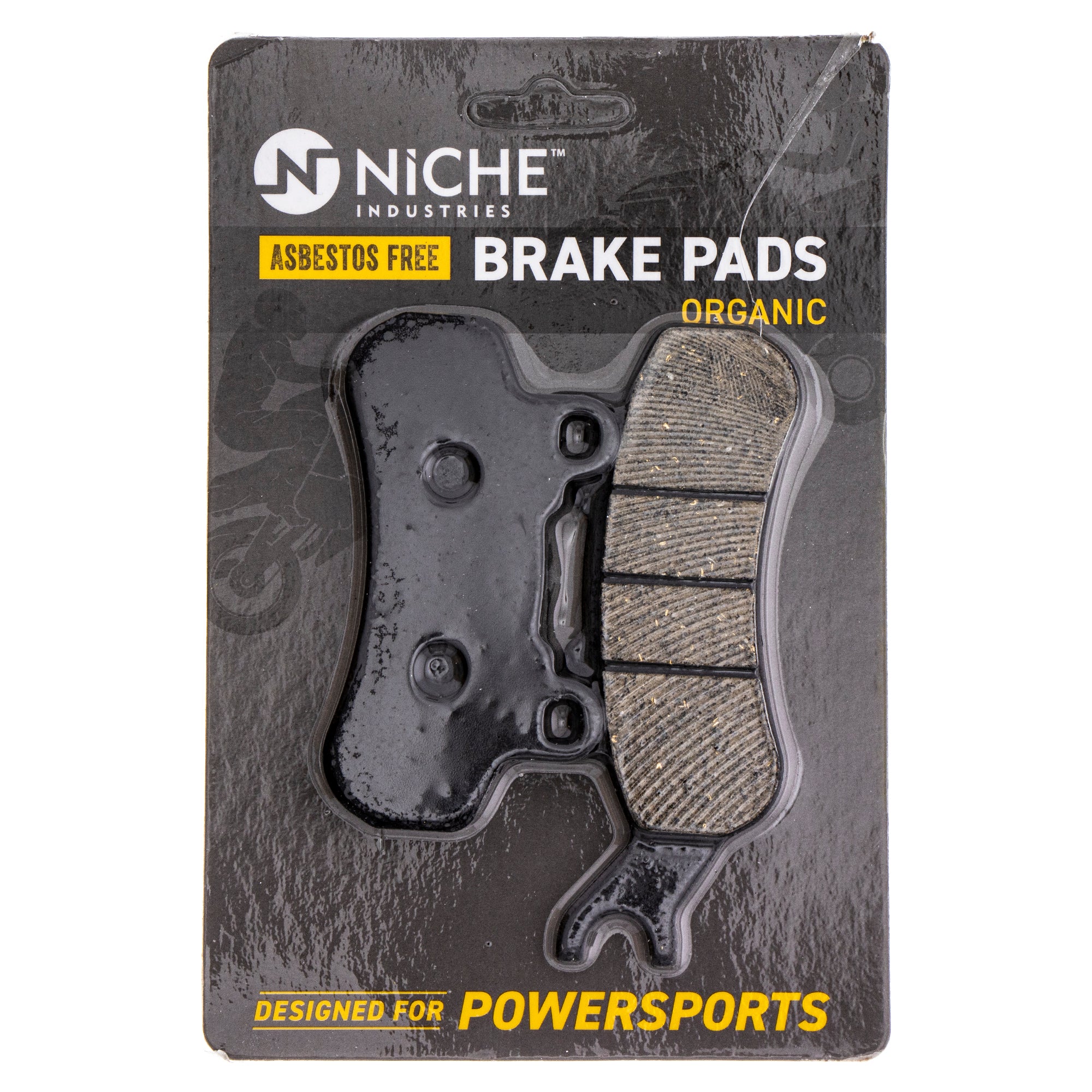 Front Rear Right Organic Brake Pad Set for BRP Can-Am Ski-Doo Sea-Doo Traxter Maverick NICHE 519-KPA2356D