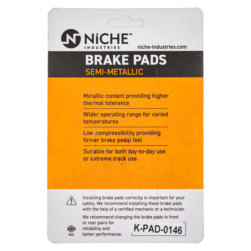 NICHE 519-KPA2368D Brake Pad for zOTHER Suzuki TL1000S TL1000R SV650S