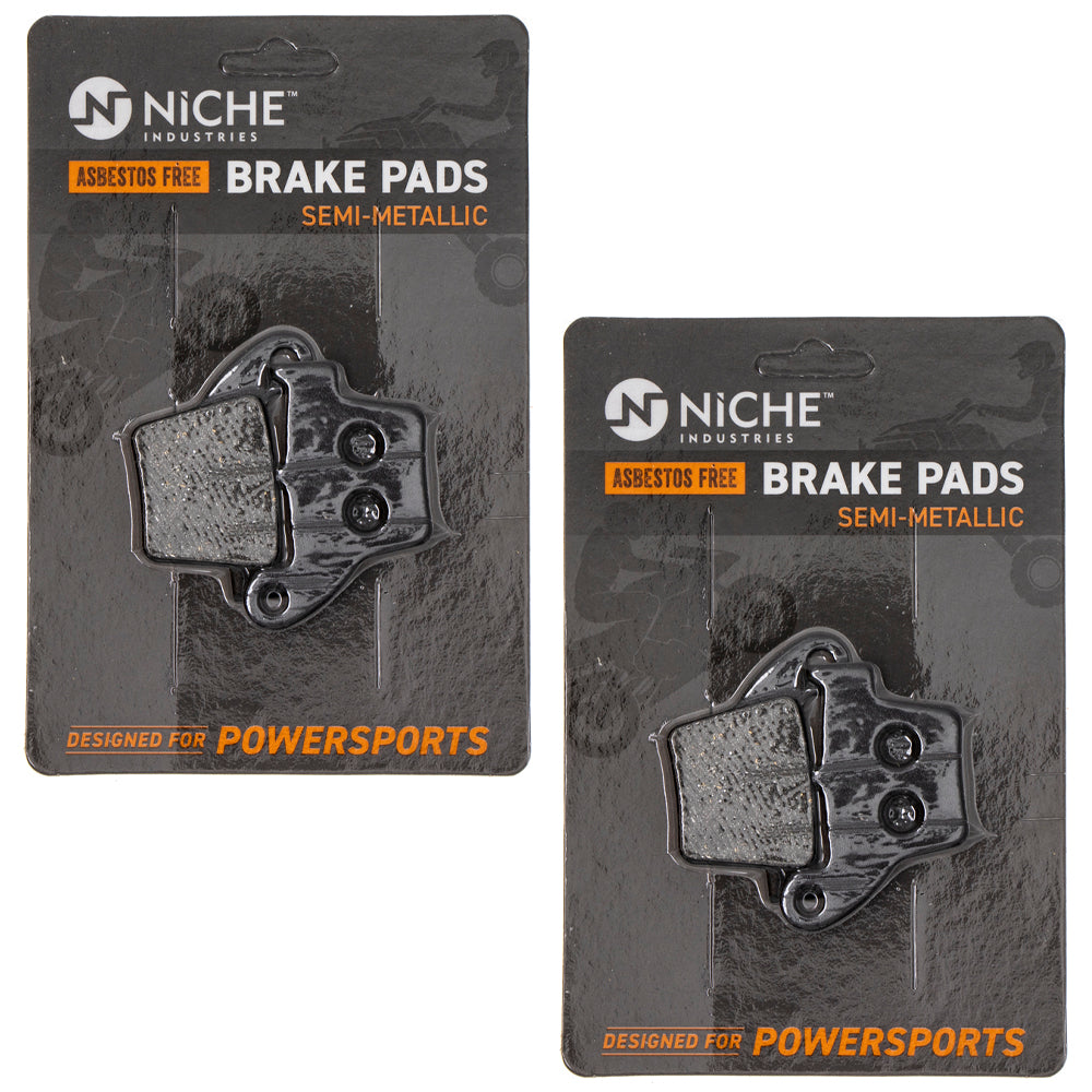 Rear Brake Pads Kit Semi-Metallic 2-Pack for zOTHER Honda Expert CRF450X CRF450RX NICHE 519-KPA2372D