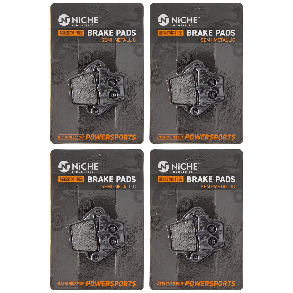 Rear Brake Pads Kit Semi-Metallic 4-Pack for zOTHER Honda Expert CRF450X CRF450RX NICHE 519-KPA2372D