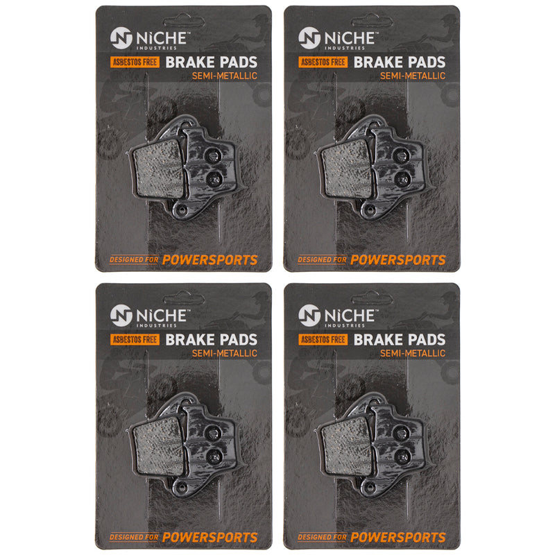 Rear Brake Pads Kit Semi-Metallic 4-Pack for zOTHER Honda CRF50F CRF450X CRF450RX NICHE 519-KPA2372D