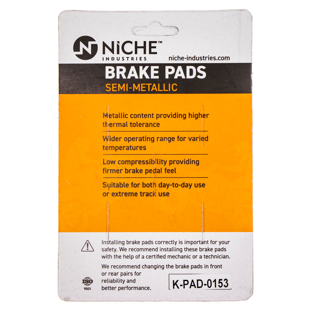 Semi-Metallic Brake Pad Set Front/Rear For KTM BMW Indian MK1002617