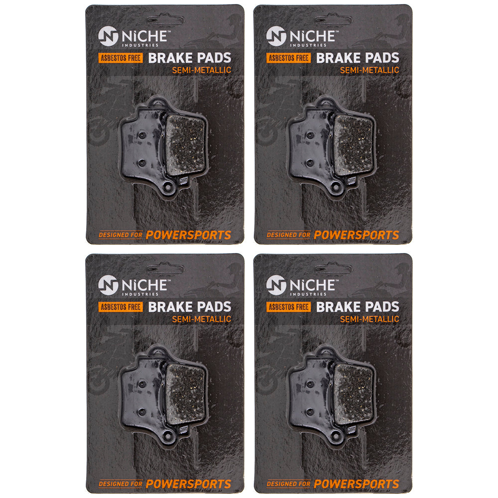 Rear Brake Pads Kit Semi-Metallic 4-Pack for zOTHER KTM BMW TX300 TX125 TE300I TE300 NICHE 519-KPA2377D