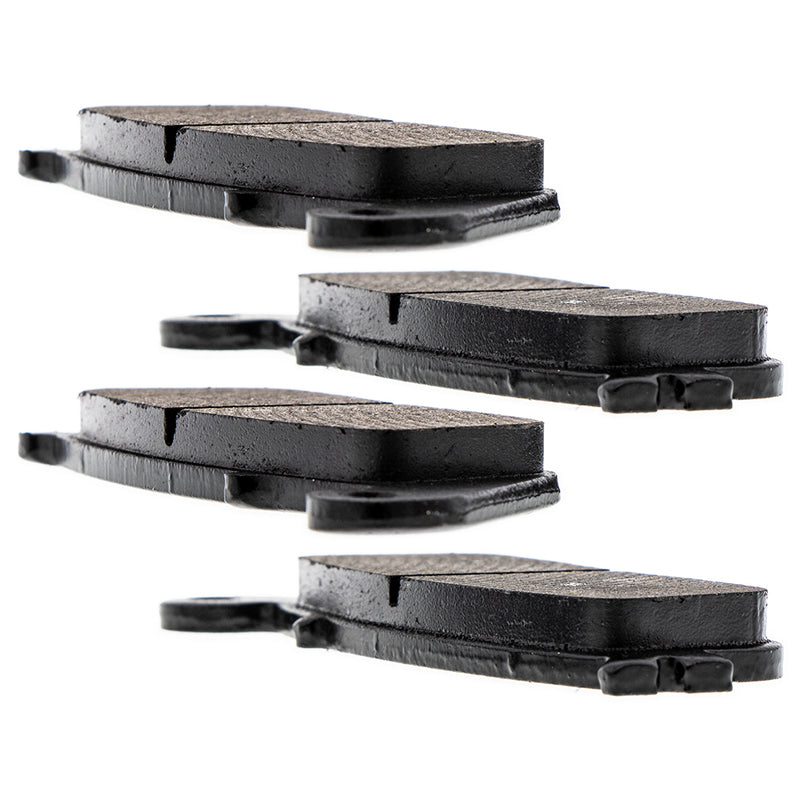 Semi-Metallic Brake Pad Set (Front & Rear) 519-KPA2379D For Honda BMW Kawasaki T2027535 T2025016 | 2-PACK