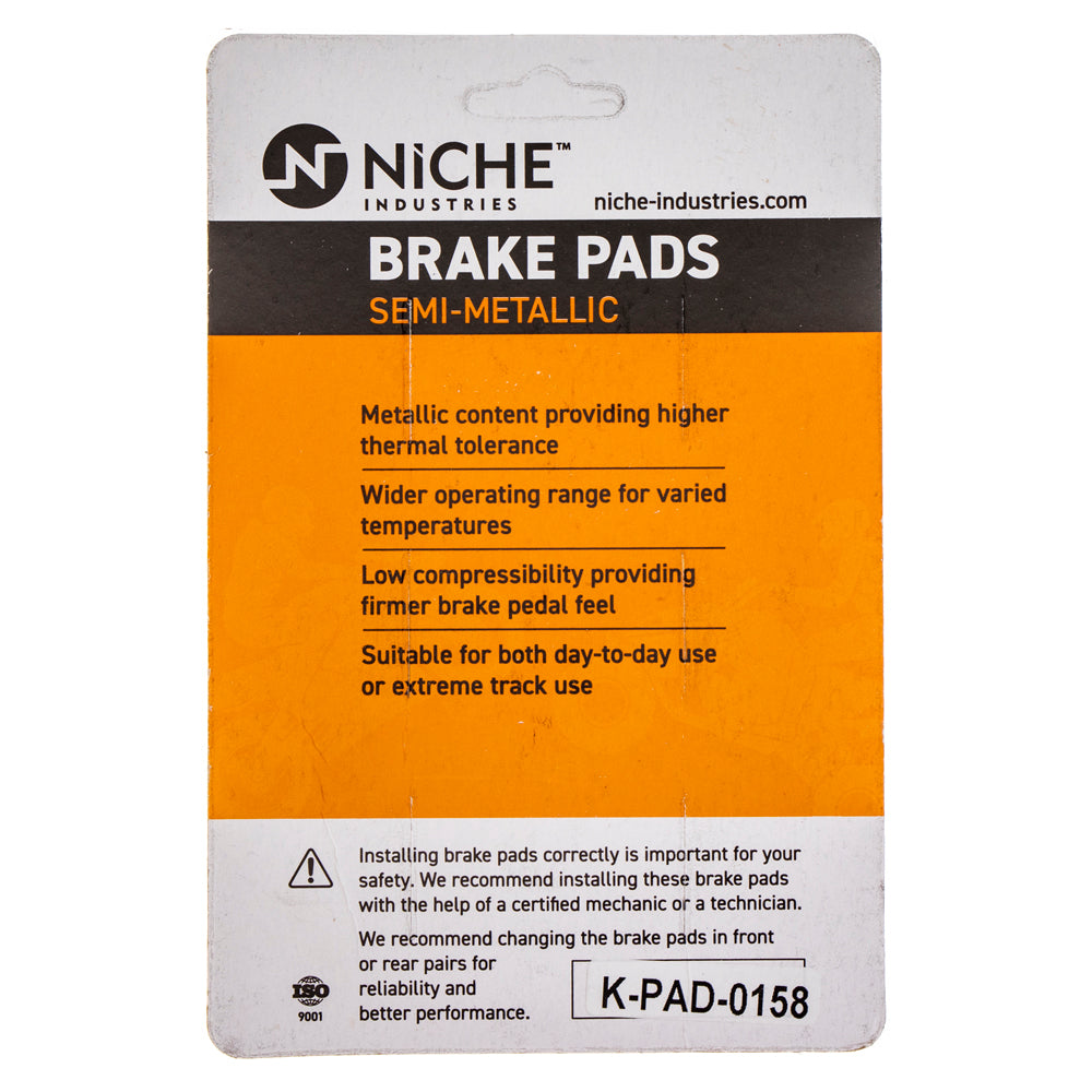 NICHE MK1002600 Brake Pad Set