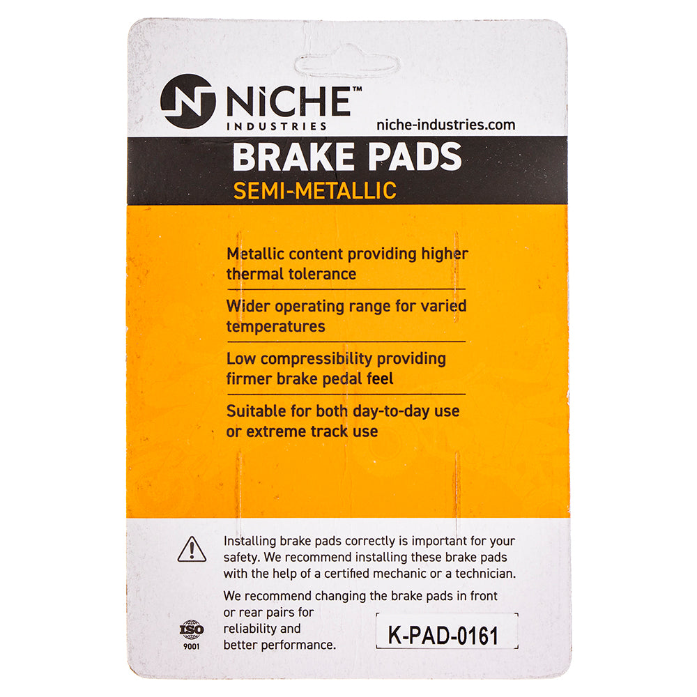 Semi-Metallic Brake Pad Set Front/Rear For Honda MK1002462