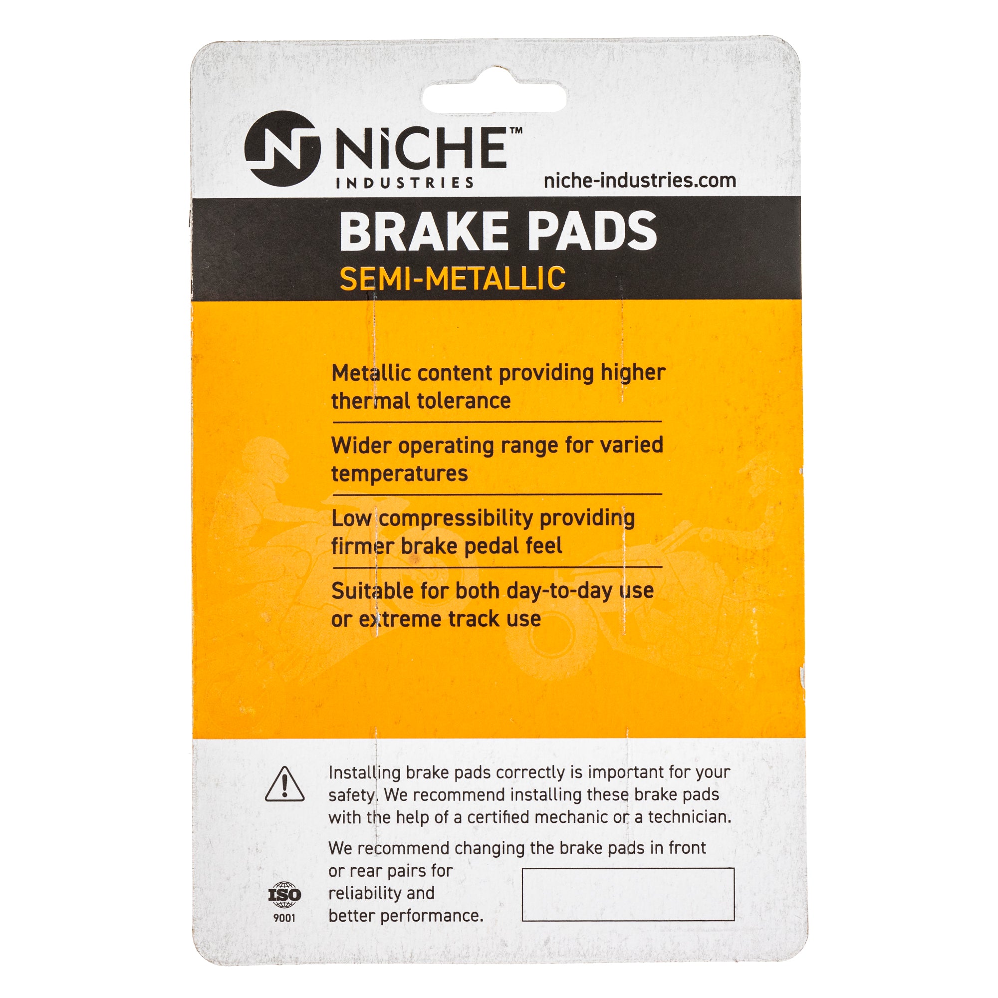Semi-Metallic Brake Pad Set Front/Rear For Yamaha MK1002480