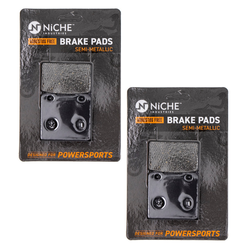 Semi-Metallic Brake Pad Set (Front & Rear) 2-Pack for zOTHER Suzuki Intruder Cavalcade NICHE 519-KPA2392D