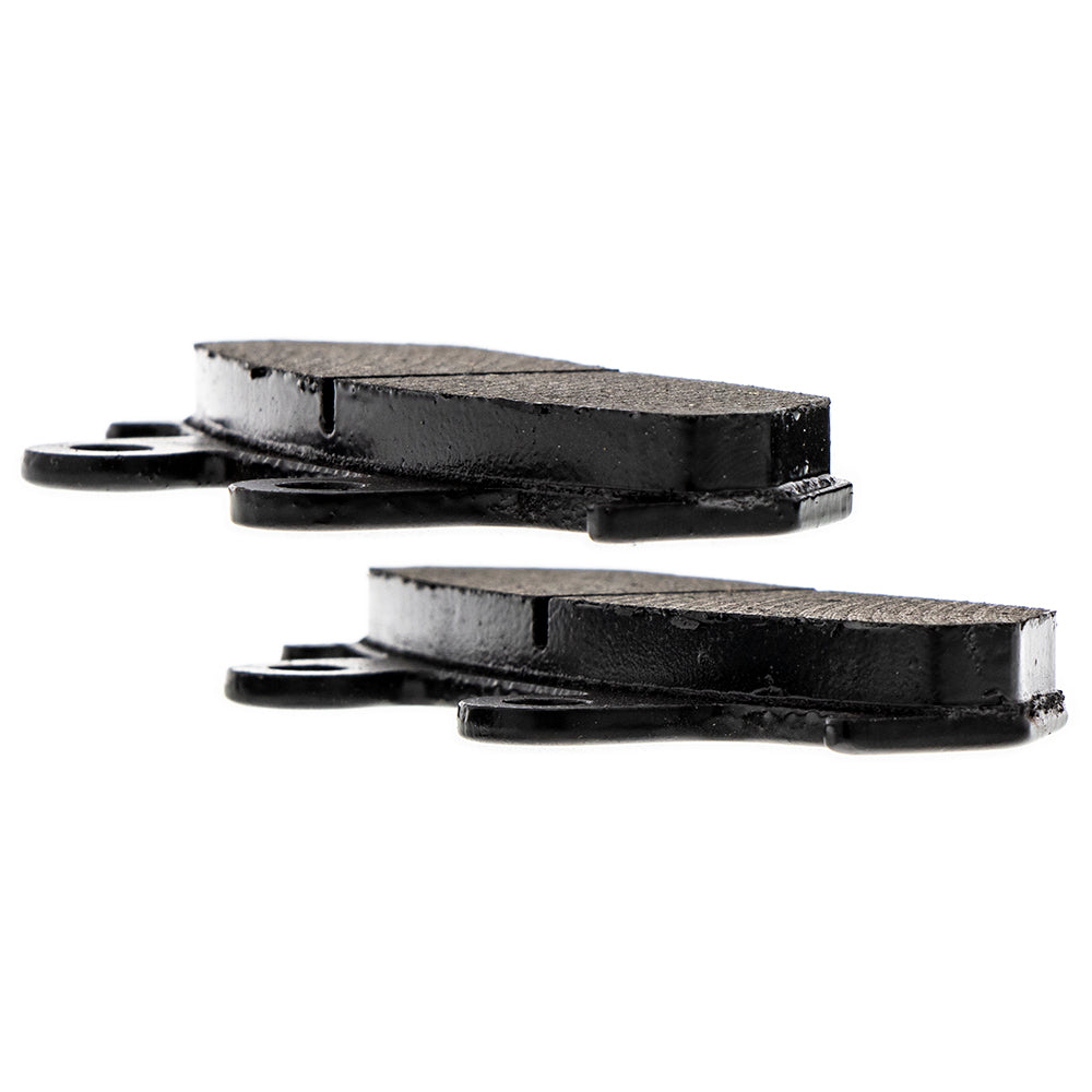 Front Semi-Metallic Brake Pad Set For Honda 451A0-MT8-670 451A0-MT2-670 45106-MT8-305 06455-MT8-405 | 2-PACK