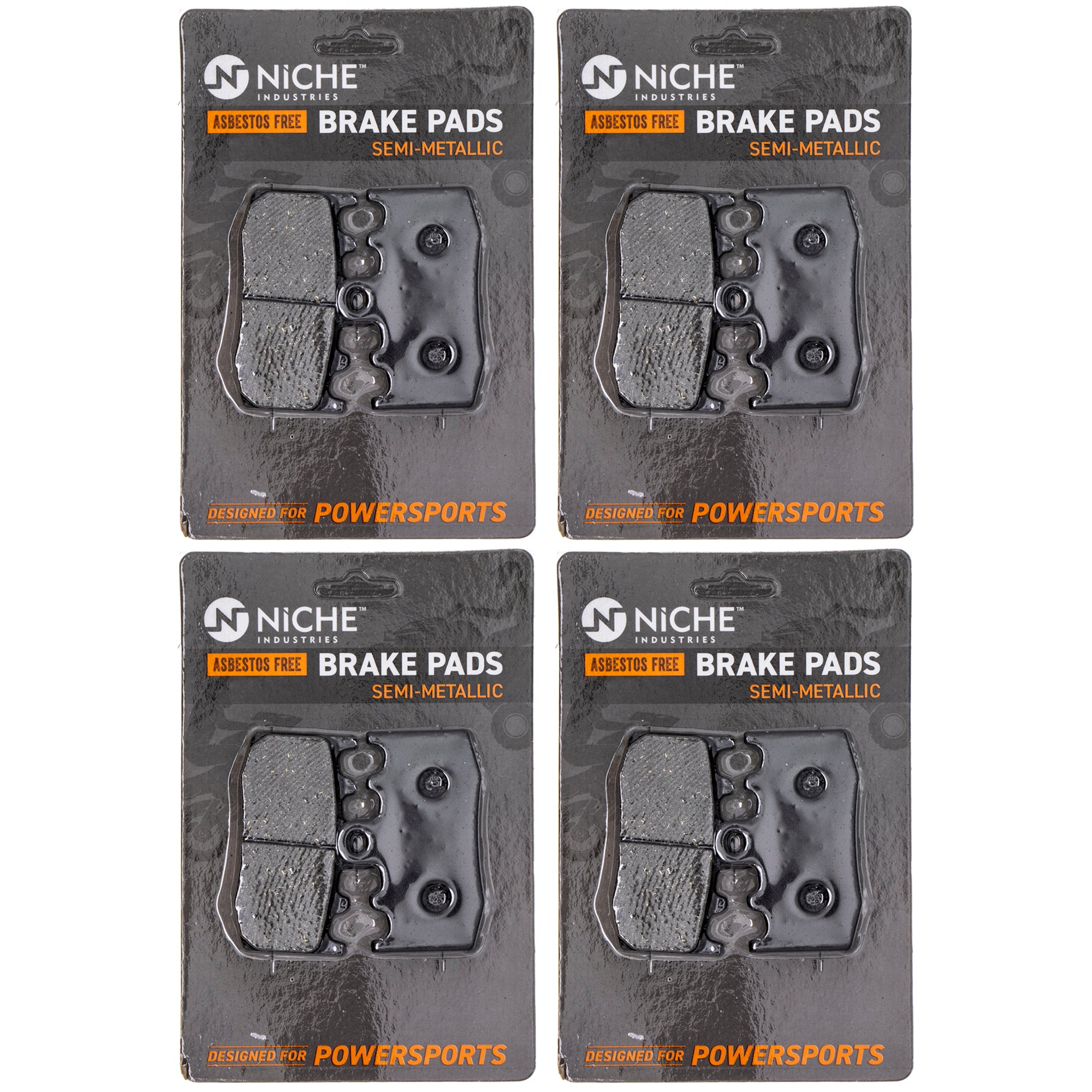 Front Semi-Metallic Brake Pad Set 4-Pack for zOTHER BMW R900RT R1200ST R1200S R1200RT NICHE 519-KPA2396D