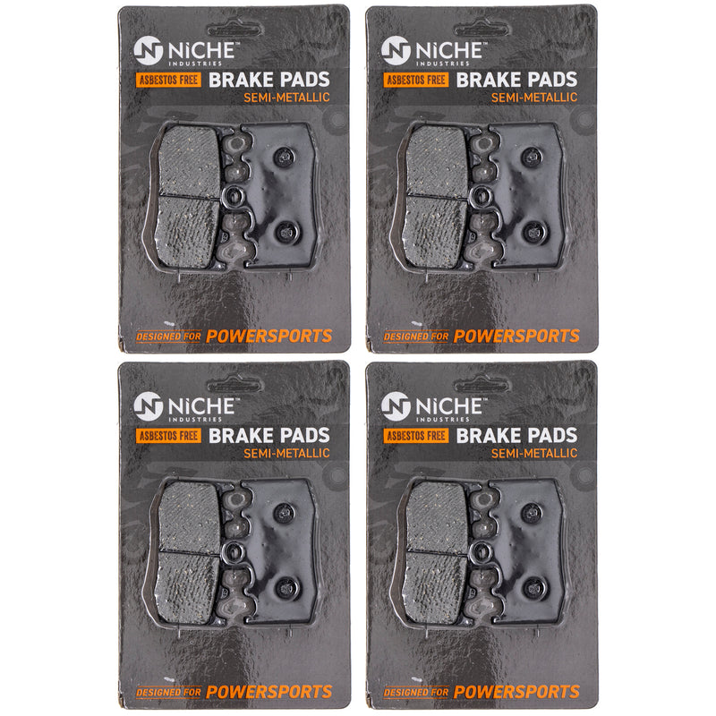 Front Semi-Metallic Brake Pad Set 4-Pack for zOTHER BMW R1200ST R1200S R1200RT R1200R NICHE 519-KPA2396D