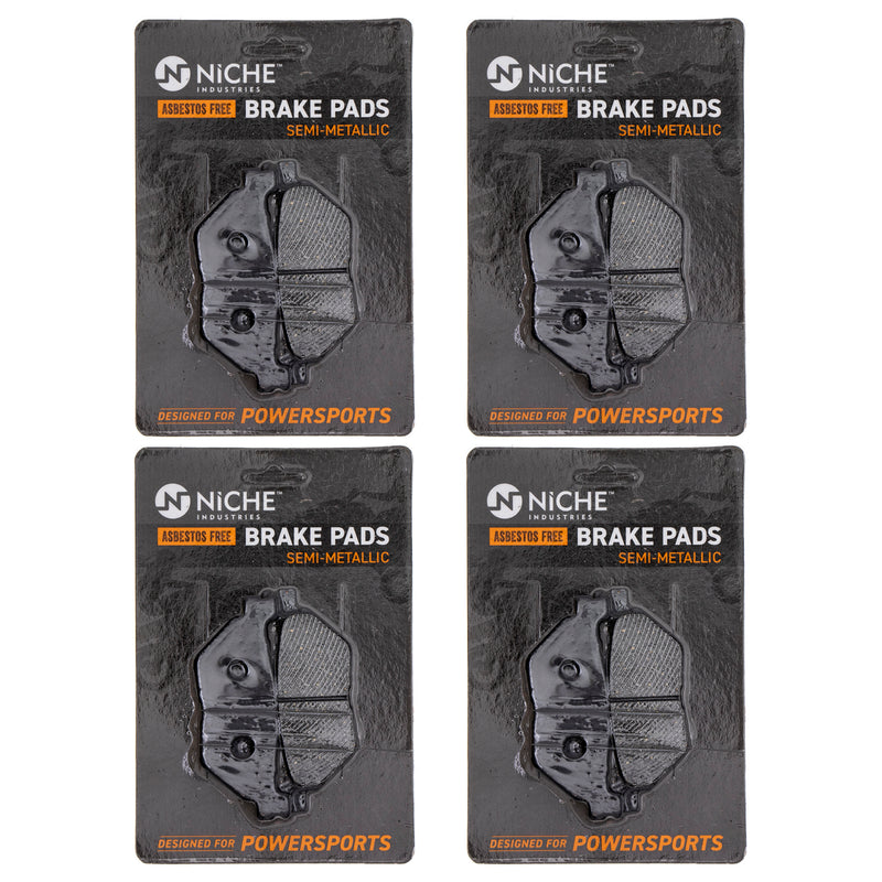 Rear Brake Pads Kit Semi-Metallic 4-Pack for zOTHER Yamaha Vmax V Super Stryker NICHE 519-KPA2399D