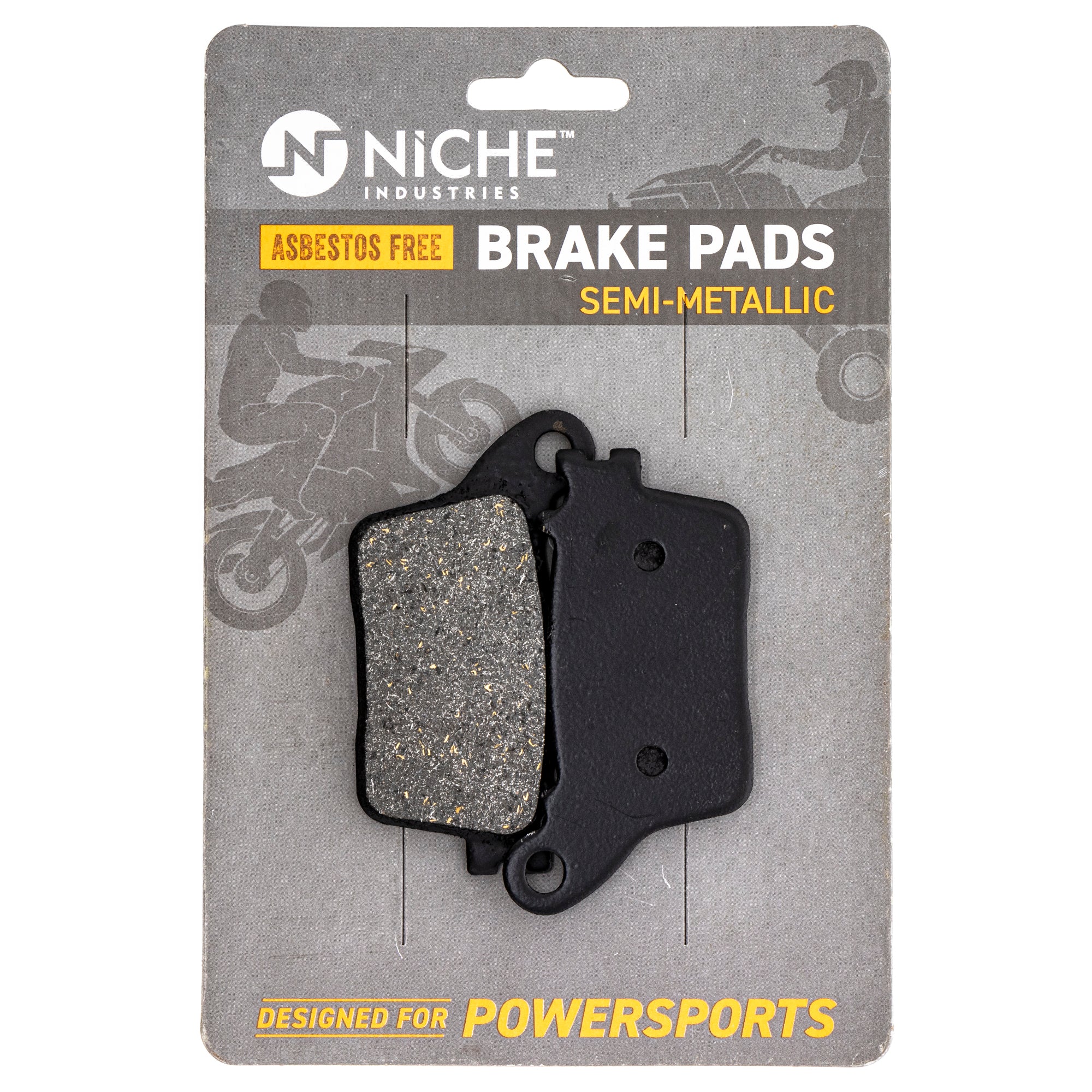 NICHE MK1002606 Brake Pad Set for zOTHER Kawasaki Honda Harley