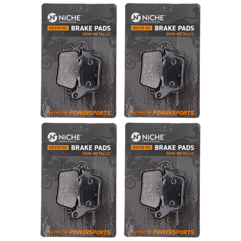Rear Brake Pads Kit Semi-Metallic 4-Pack for zOTHER Yamaha Suzuki Kawasaki Honda YZF Ninja NICHE 519-KPA2303D