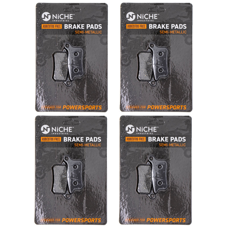 Semi-Metallic Brake Pad Set (Front & Rear) 4-Pack for zOTHER KTM WR300 TC65 85 65 NICHE 519-KPA2306D