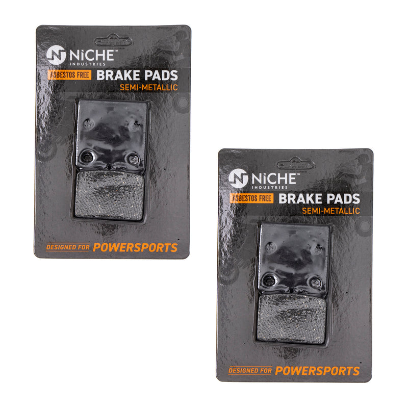Semi-Metallic Brake Pad Set (Front & Rear) 2-Pack for zOTHER BMW R80 R65 R1100RS R100RT NICHE 519-KPA2309D