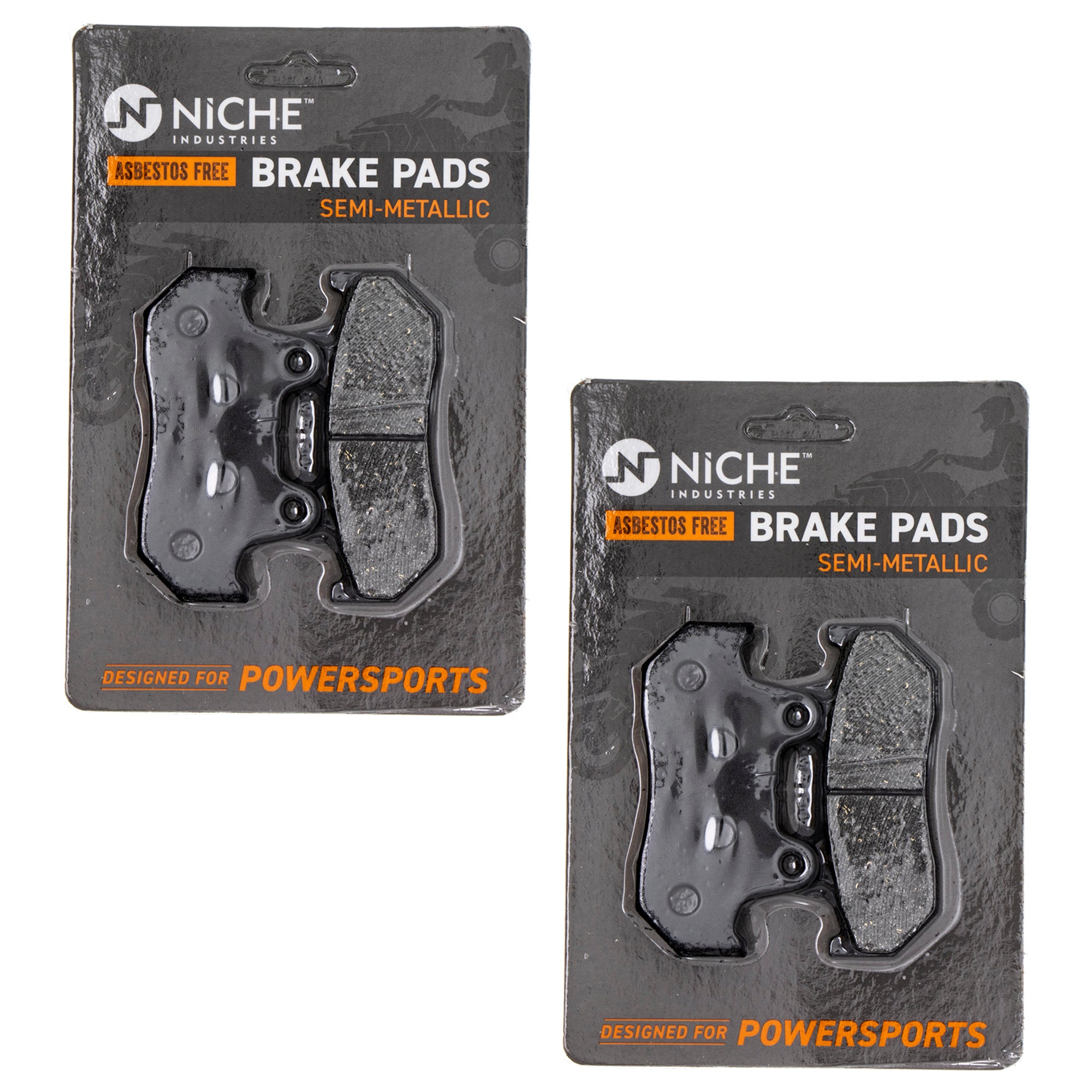 Rear Brake Pads Kit Semi-Metallic 2-Pack for zOTHER Honda Goldwing 06435-MT8-405 NICHE 519-KPA2316D