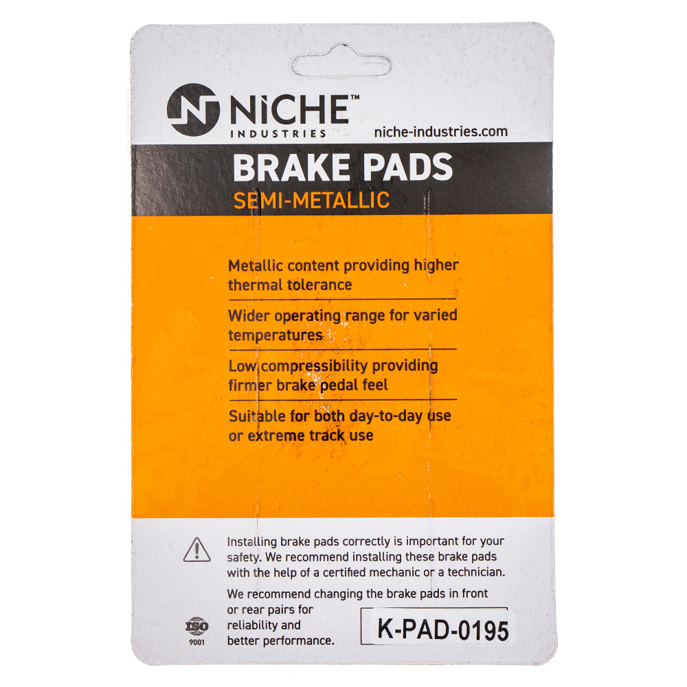 NICHE MK1002775 Brake Pad Set