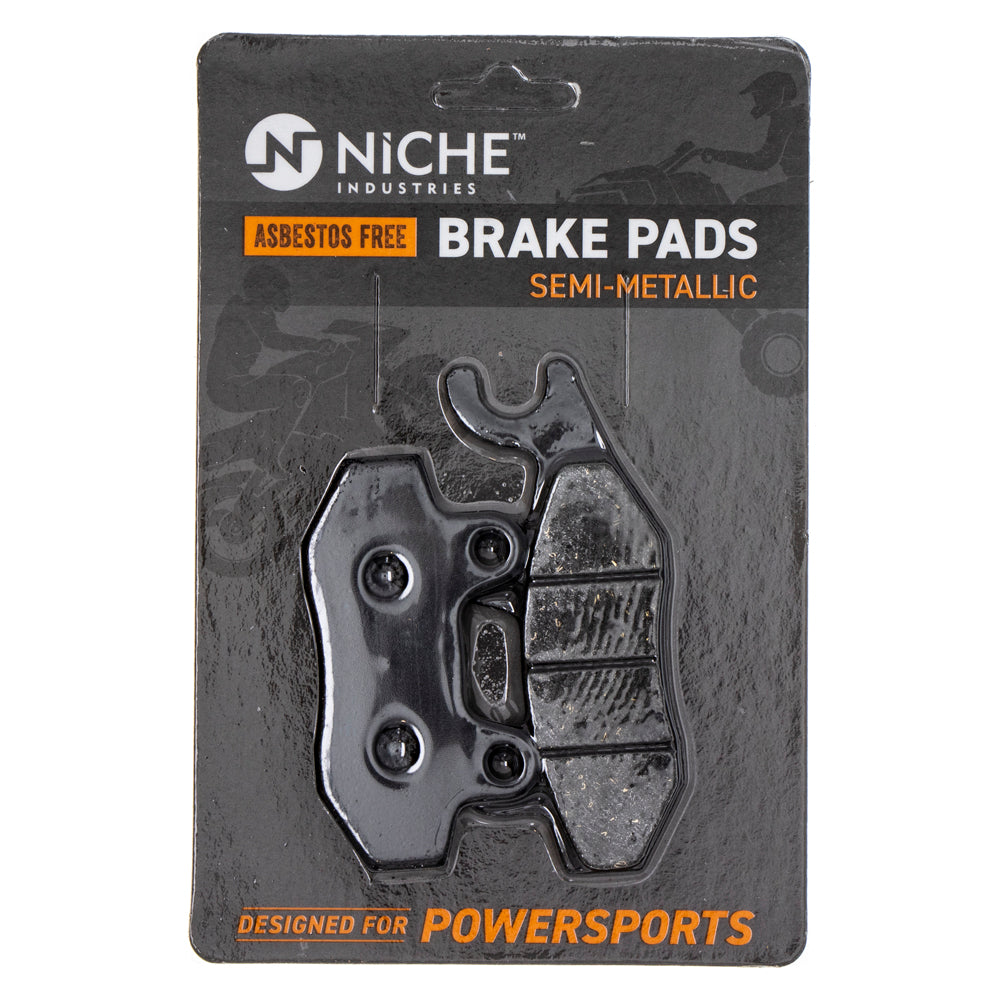 Semi-Metallic Brake Pads for zOTHER Suzuki Kawasaki Z400 Z250SL W800 W175 43082-0081 NICHE 519-KPA2425D
