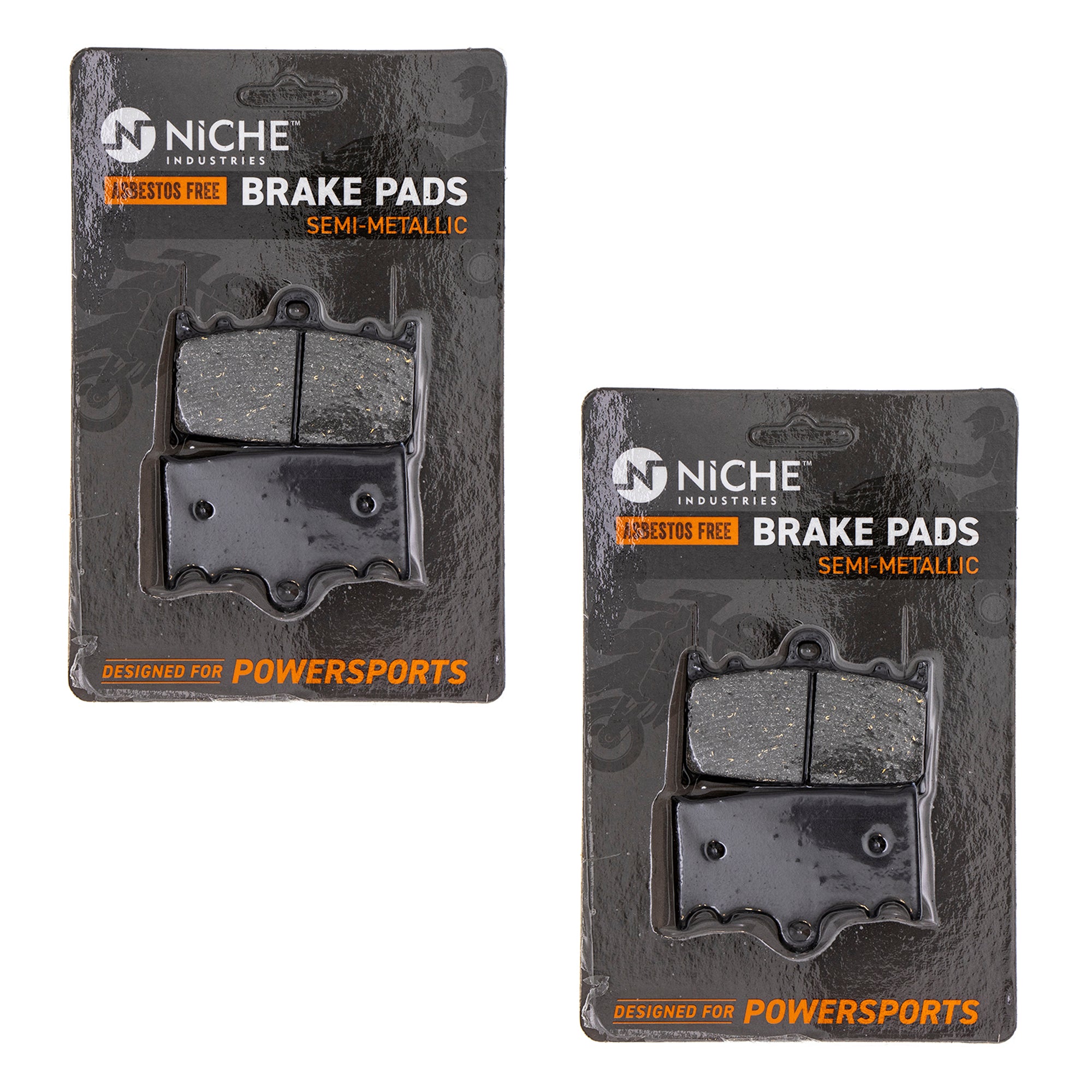 Rear Brake Pads Kit Semi-Metallic 2-Pack for Suzuki Intruder Boulevard 69100-10850 NICHE 519-KPA2426D