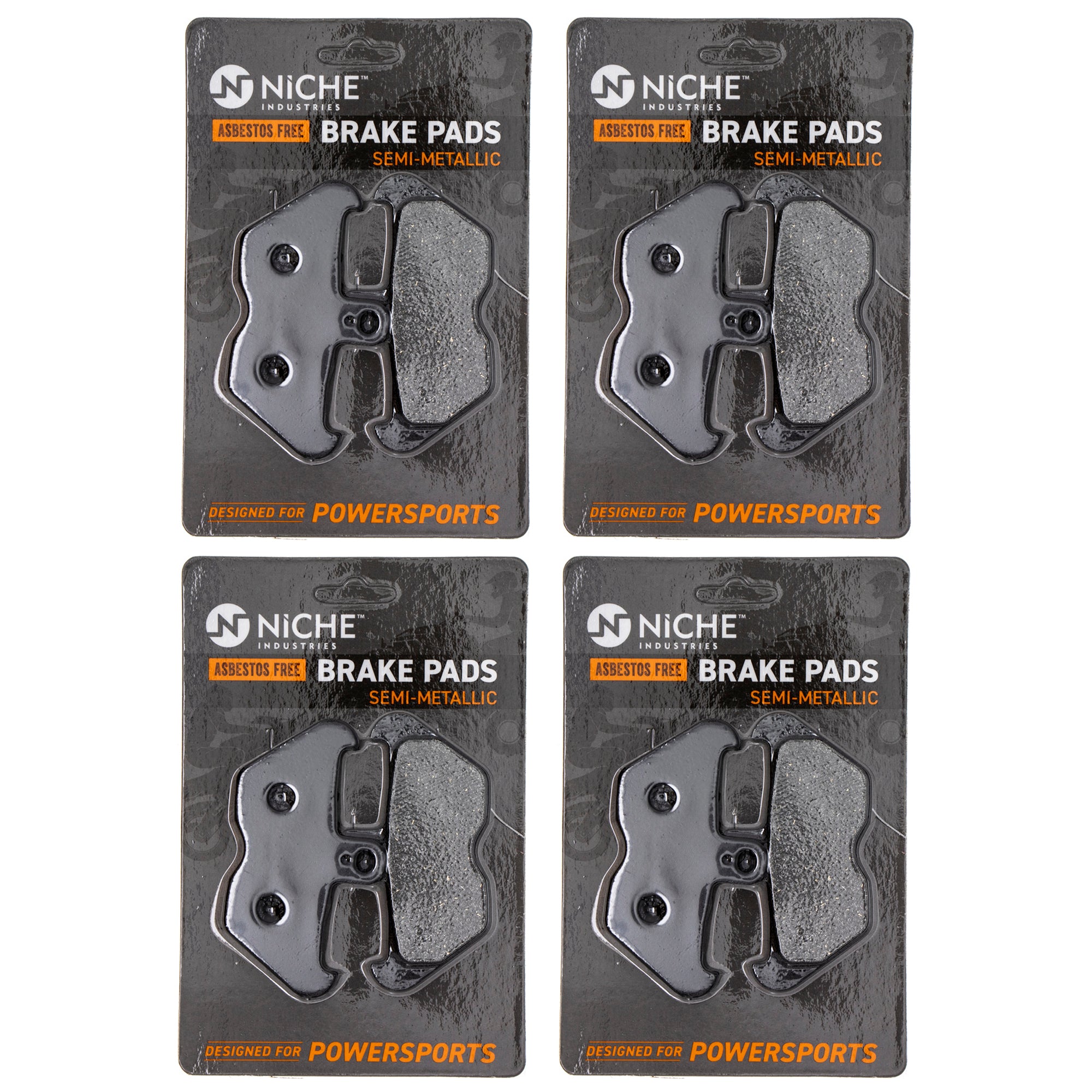 Front Semi-Metallic Brake Pad Set 4-Pack for zOTHER BMW R850R R1200C R1150GS R1100S NICHE 519-KPA2429D