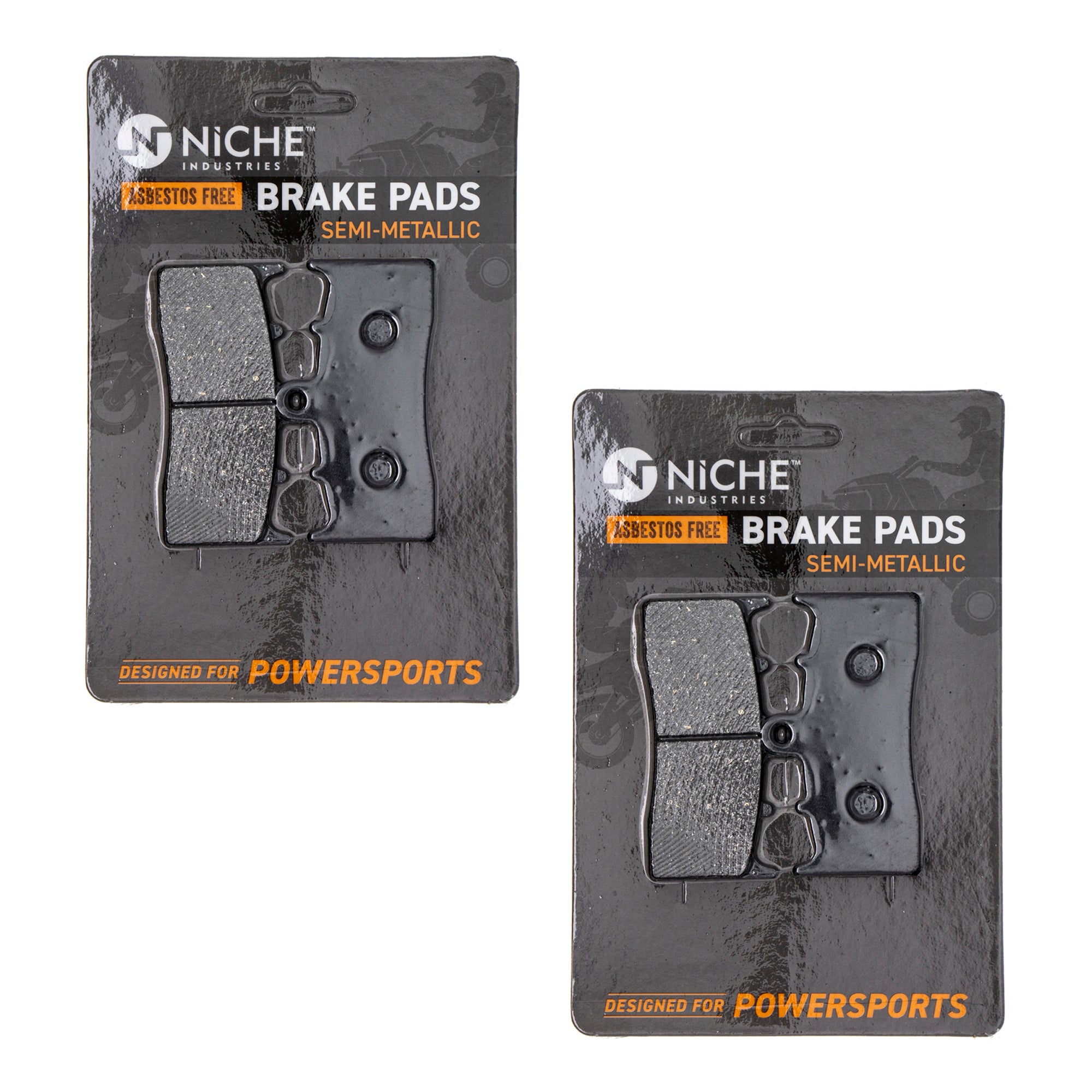 Front Semi-Metallic Brake Pad Set 2-Pack for zOTHER BMW R1200R R1200CL R1200C R1150RS NICHE 519-KPA2420D