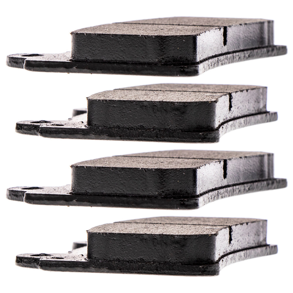 Semi-Metallic Brake Pad Set (Front & Rear) For Yamaha 4WM-W0046-01-00 4WM-W0046-00-00 | 2-PACK