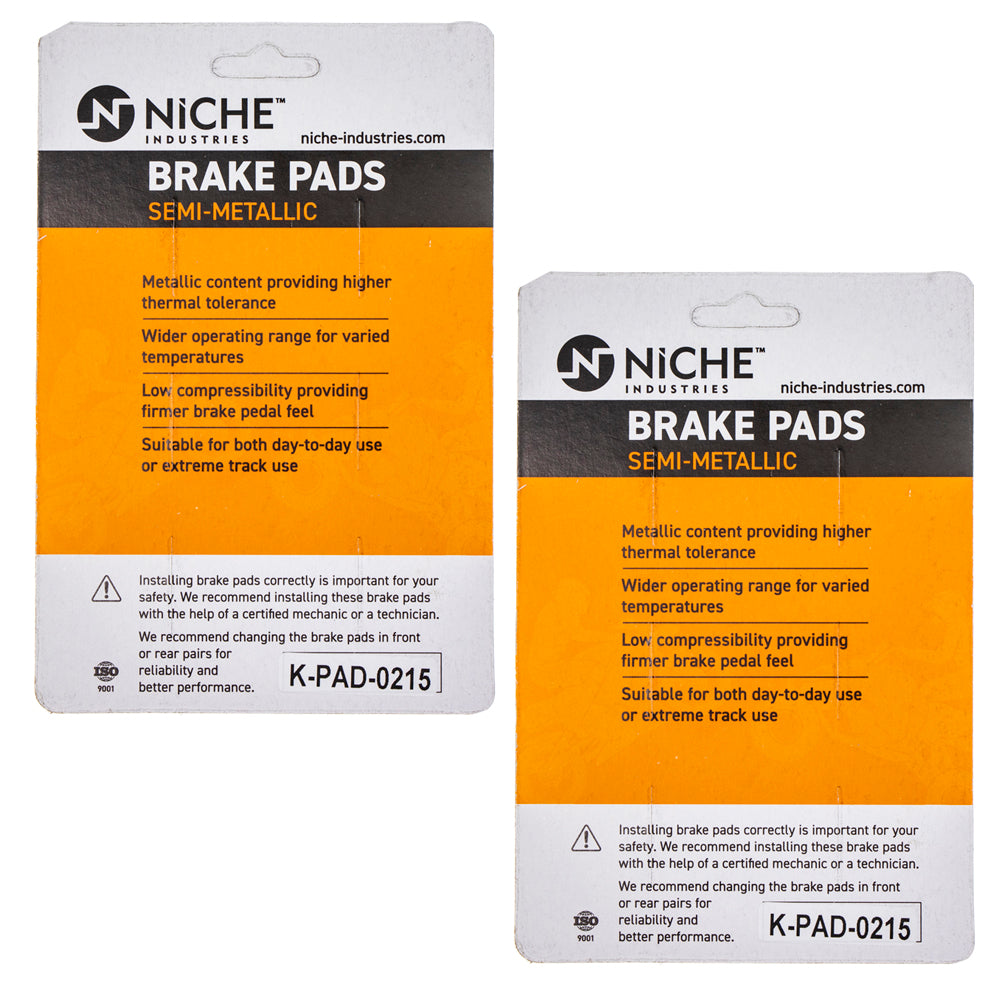 Semi-Metallic Brake Pad Set Front/Rear For Triumph MK1002627