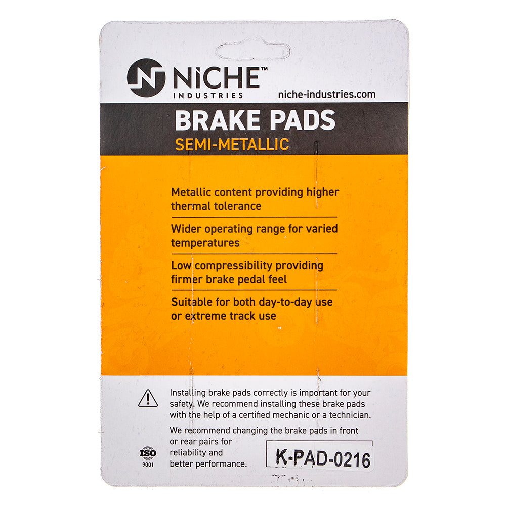 NICHE MK1002754 Brake Pad Set