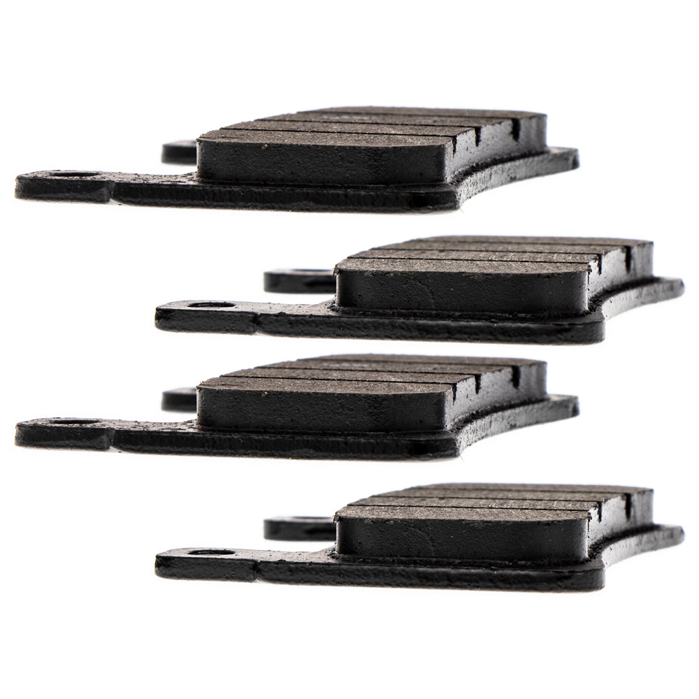 Front Semi-Metallic Brake Pad Set For Honda 06455-MCF-026 06455-MCF-016 06455-MCF-006 06455-MAS-E01 | 2-PACK