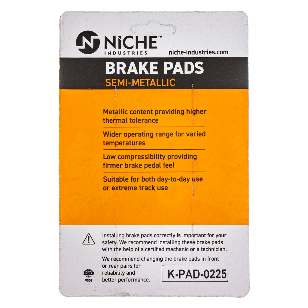 Semi-Metallic Brake Pad Set Front/Rear For Ducati MK1002788
