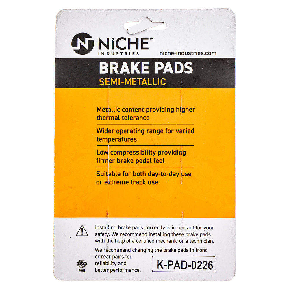 Semi-Metallic Brake Pad Set Front/Rear For BMW MK1002734