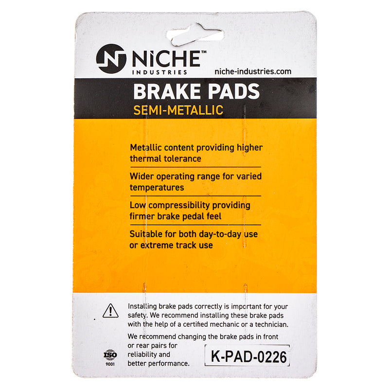 Semi-Metallic Brake Pad Set Front/Rear For BMW MK1002746
