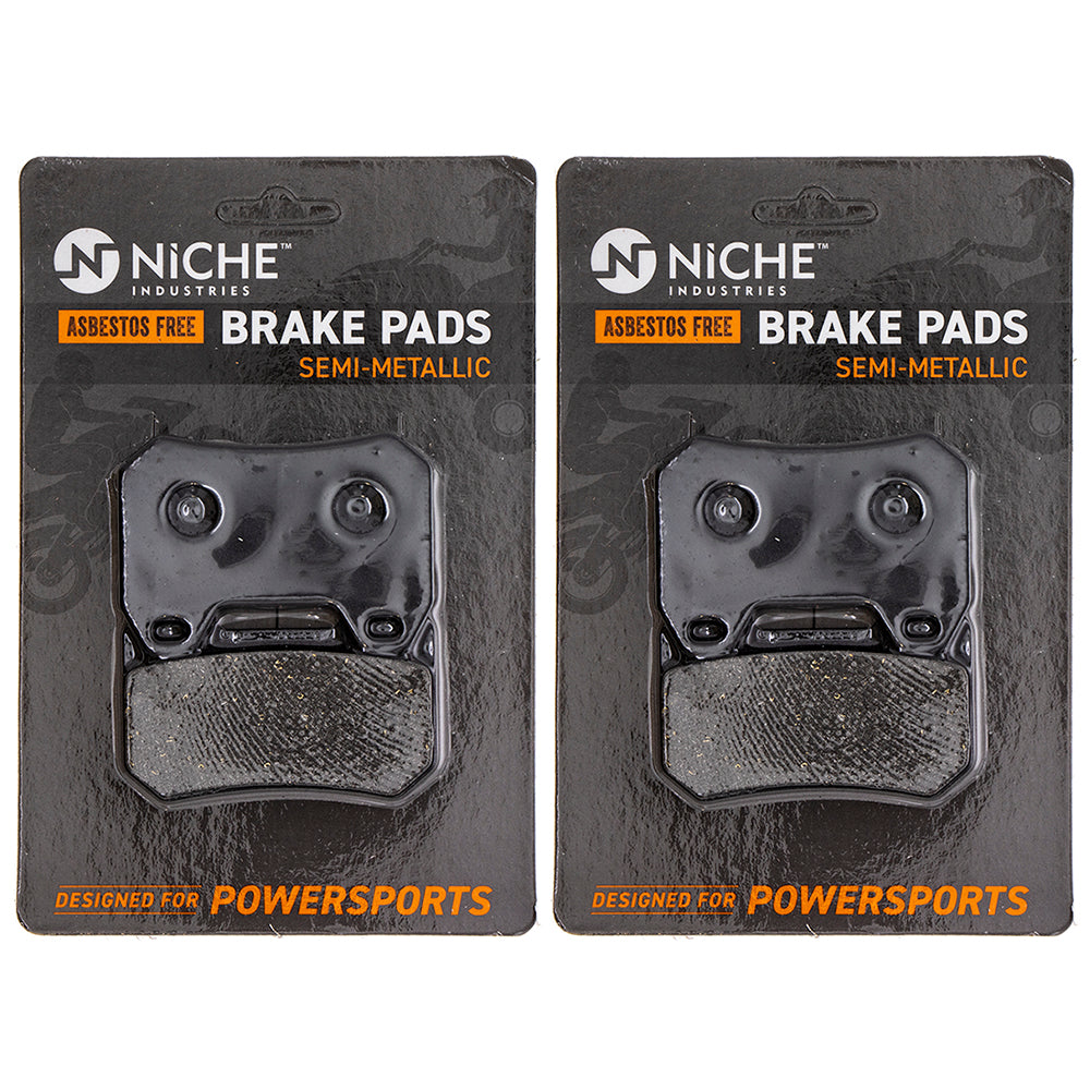 Rear Brake Pads Kit Semi-Metallic 2-Pack for zOTHER BMW R1200CL K1200LT 34217680375 NICHE 519-KPA2457D