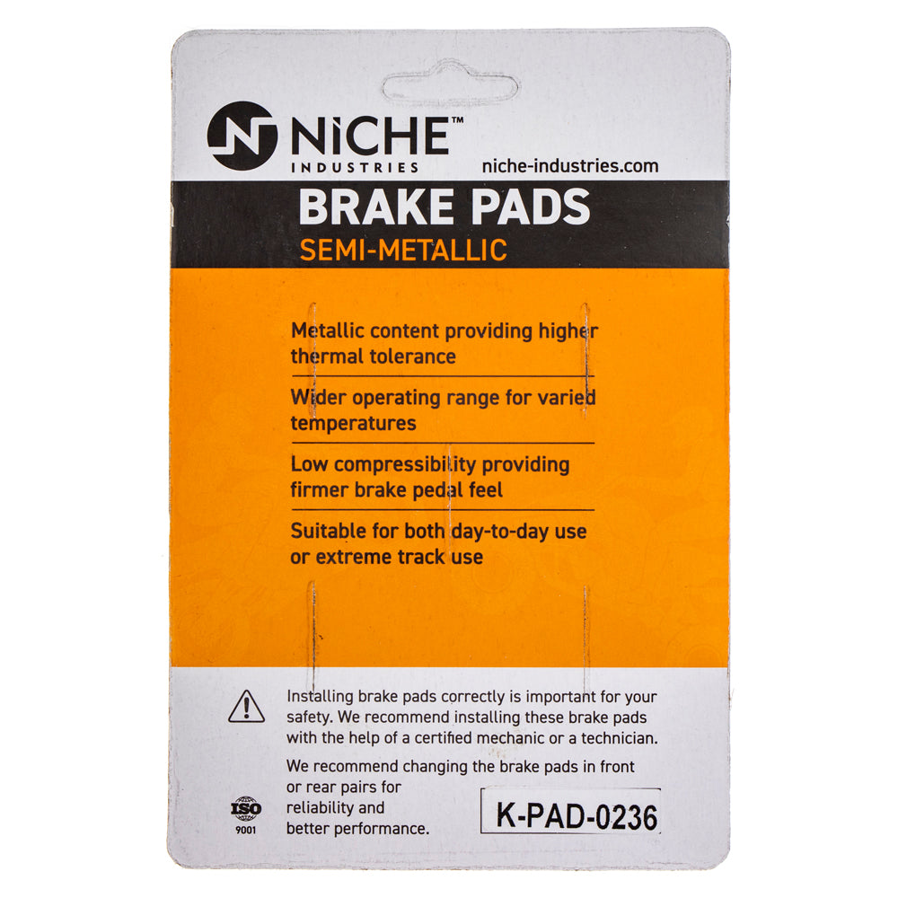NICHE MK1002845 Brake Pad Set
