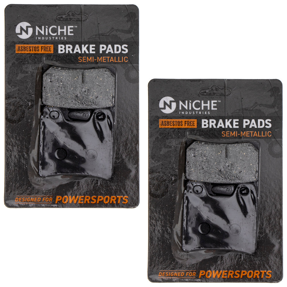Rear Brake Pads Kit Semi-Metallic 2-Pack for Yamaha FZ1 5LV-W0046-50-00 NICHE 519-KPA2459D