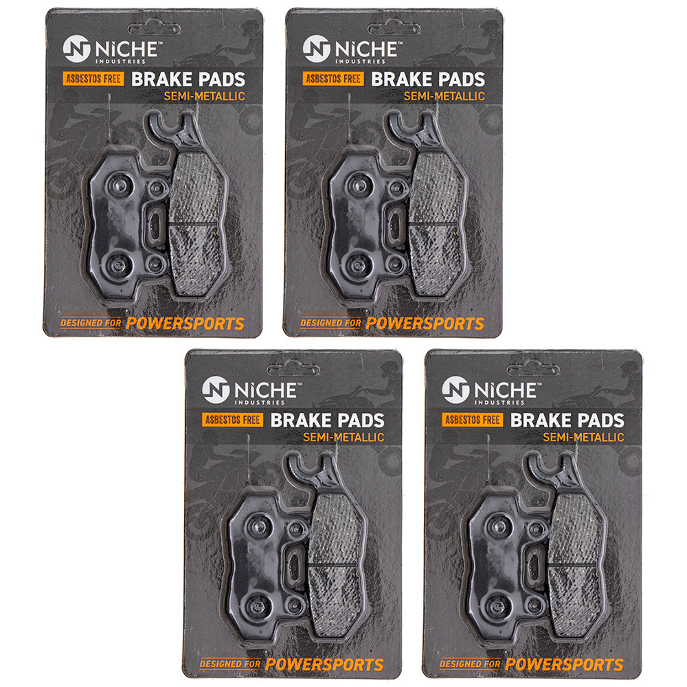 Rear Brake Pads Kit Semi-Metallic 4-Pack for zOTHER Triumph Sprint Speed Daytona NICHE 519-KPA2450D