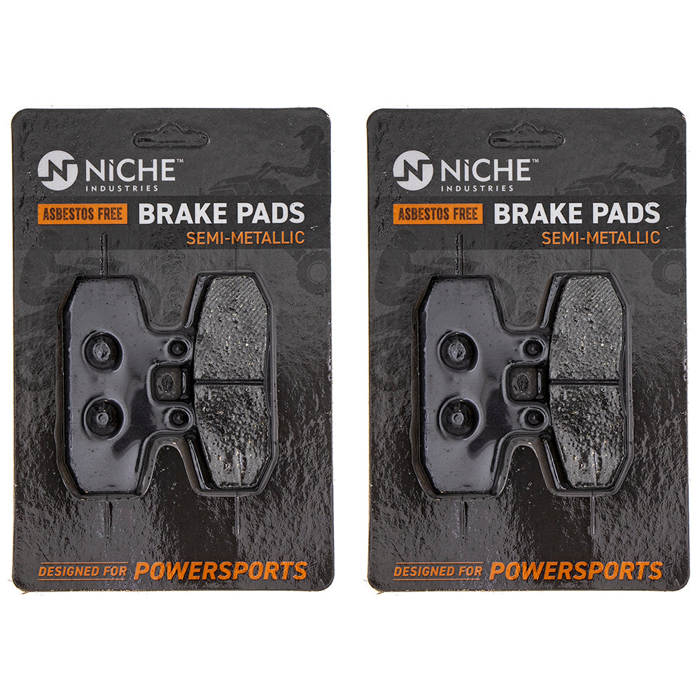 Front Semi-Metallic Brake Pad Set 2-Pack for zOTHER Shadow Rebel Mana 06455-KEB-902 NICHE 519-KPA2451D