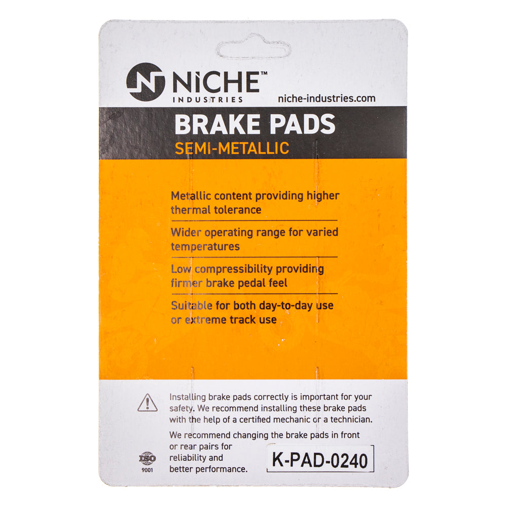 NICHE 519-KPA2462D Brake Pad for KTM 65 60 46013016000