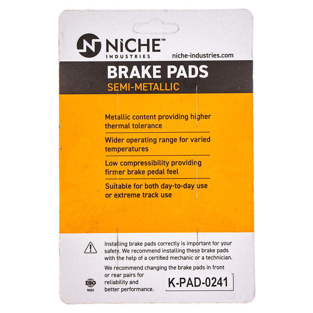 NICHE 519-KPA2463D Brake Pad for zOTHER Honda Super 919 06455-MCZ-016