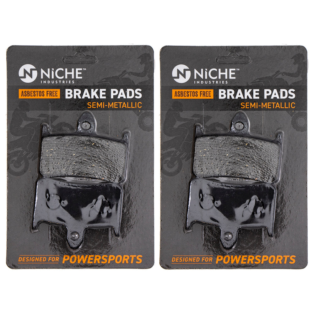 Front Semi-Metallic Brake Pad Set 2-Pack for zOTHER Honda Super 919 06455-MCZ-016 NICHE 519-KPA2463D