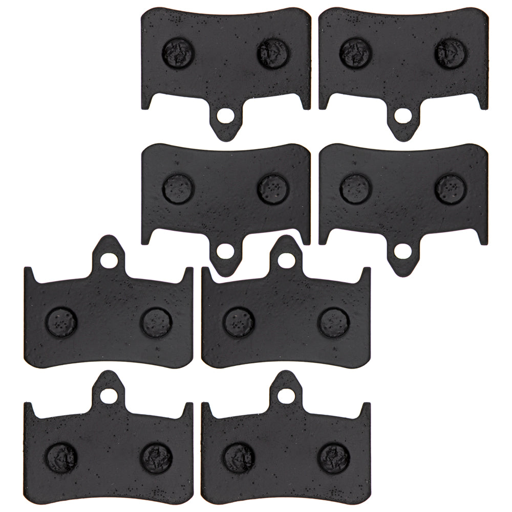 NICHE Brake Pad Set 4-Pack 06455-MCZ-016 06455-MCZ-006