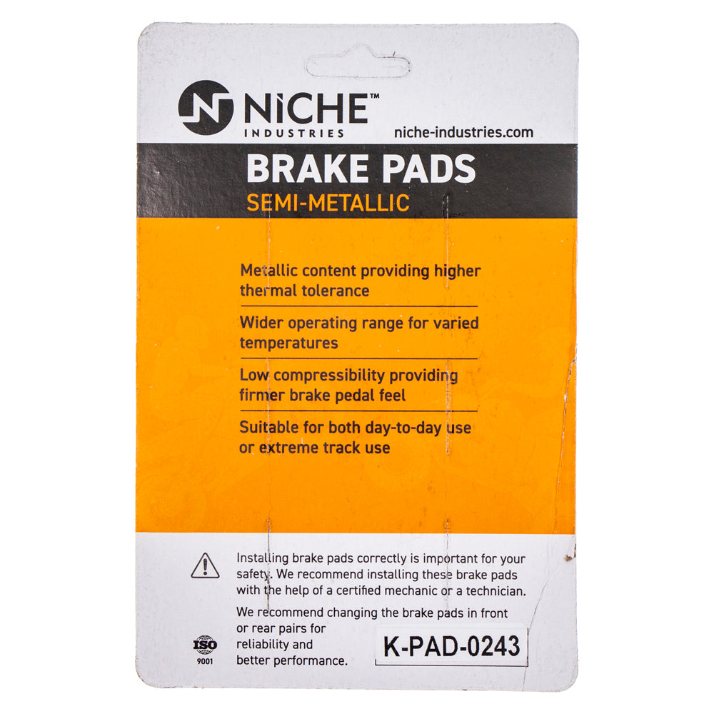 NICHE MK1002837 Brake Pad Set