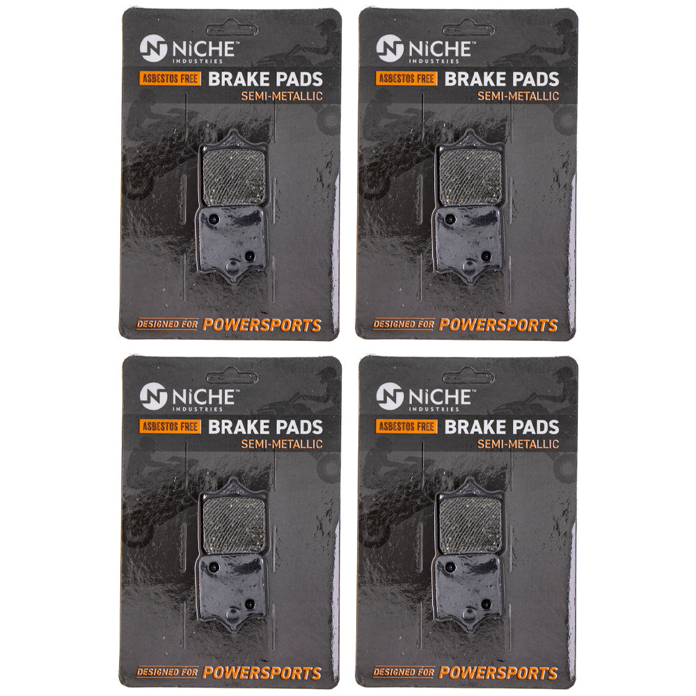 Front Semi-Metallic Brake Pad Set 4-Pack for zOTHER Triumph KTM Speed Monster 999 998 NICHE 519-KPA2466D