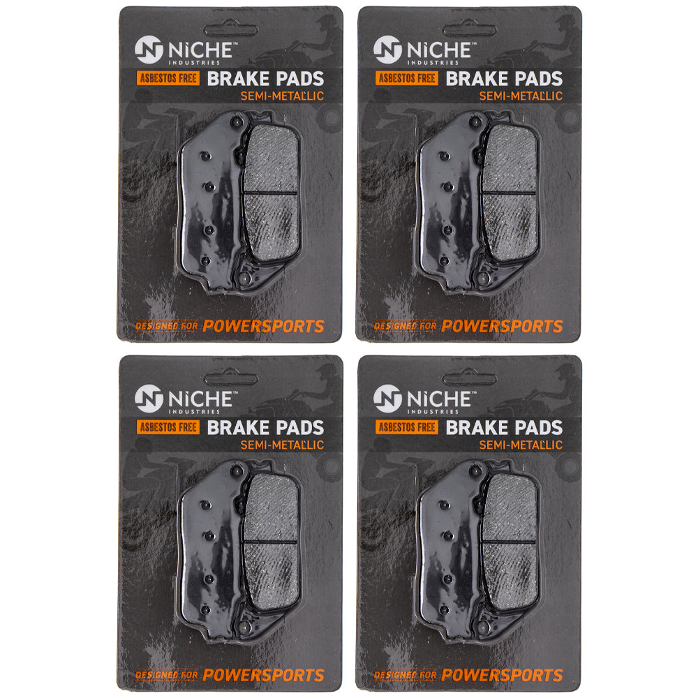 Rear Brake Pads Kit Semi-Metallic 4-Pack for zOTHER Honda Interceptor CB1000R NICHE 519-KPA2467D