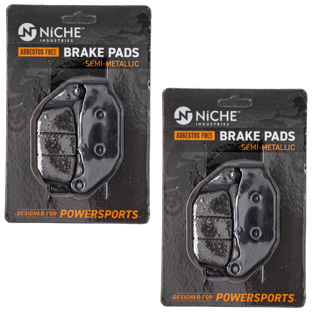 Rear Brake Pads Kit Semi-Metallic 2-Pack for zOTHER Honda CRF300LS CRF300L CRF250L NICHE 519-KPA2461D