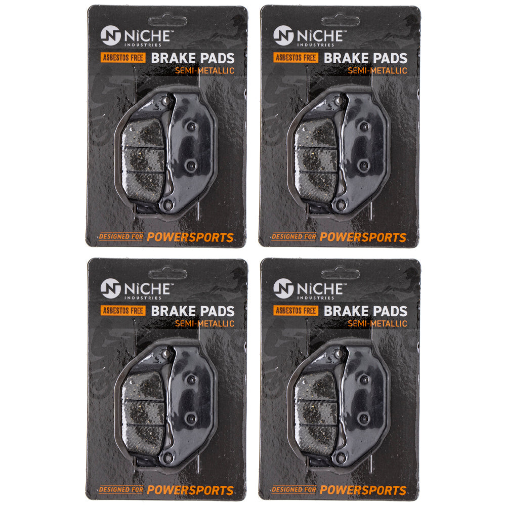 Rear Brake Pads Kit Semi-Metallic 4-Pack for zOTHER Honda CRF300LS CRF300L CRF250L NICHE 519-KPA2461D