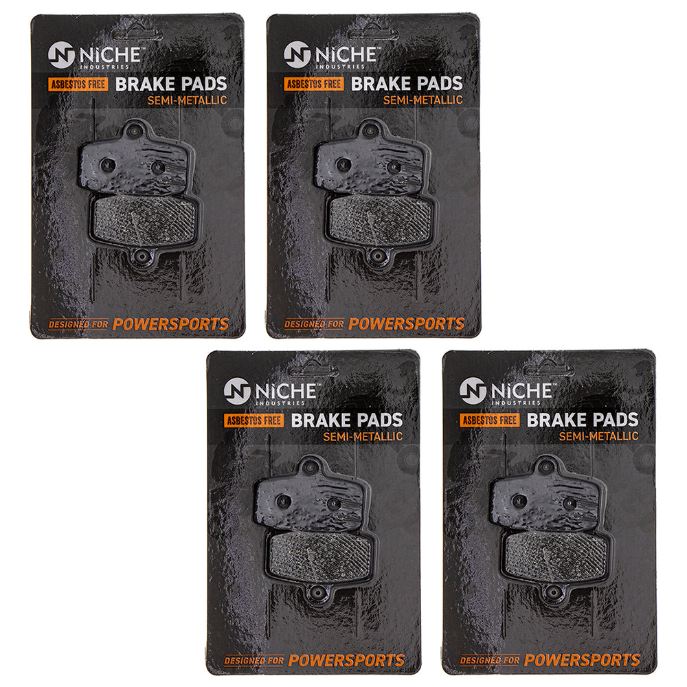 Front Semi-Metallic Brake Pad Set 4-Pack for KTM TC85 Freeride 85 200 47013030000 NICHE 519-KPA2474D