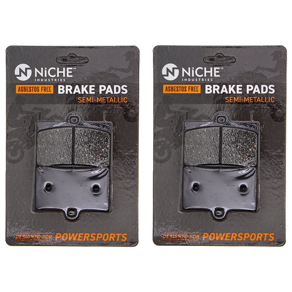 Front Semi-Metallic Brake Pad Set 2-Pack for zOTHER KTM 640 620 400 125 58313209000 NICHE 519-KPA2471D